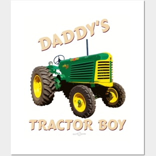 Daddy's tractor boy Posters and Art
